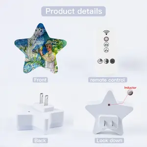 Boy With Bird Sensor Night Light (Star)