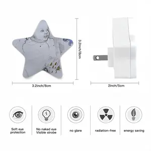 Baby - Drawing Pencil Sensor Night Light (Star)