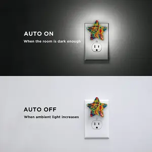 Burning Flame Sensor Night Light (Star)