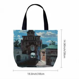 The Kremlins Pyatnitsky Gate In Kolomna Canvas Bag