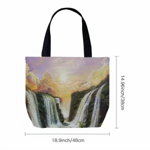 Among The Waterfalls Canvas Bag