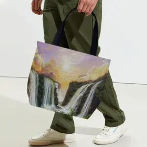 Among The Waterfalls Canvas Bag