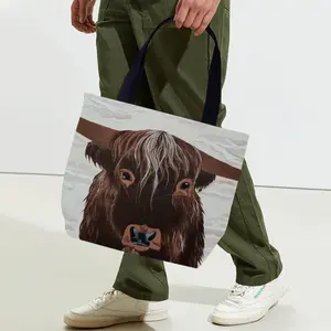 Bull - Red Bull Taurus Animals Buffalo Wild Canvas Bag