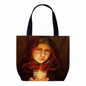 While The Candle Is Burning Canvas Bag