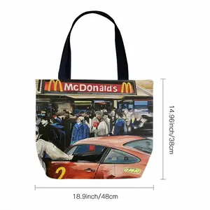 First Mcdonalds In Russia Canvas Bag