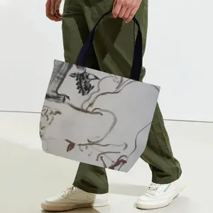 Two Hands And A Profile Canvas Bag