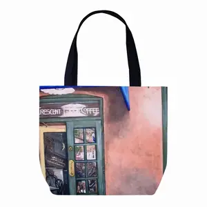 Crescent Moon Courtyard Canvas Bag