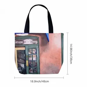 Crescent Moon Courtyard Canvas Bag