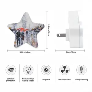 Parisian Couples Sensor Night Light (Star)