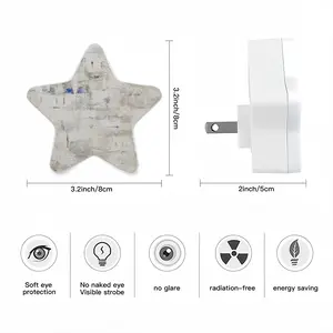 White Medina Sensor Night Light (Star)