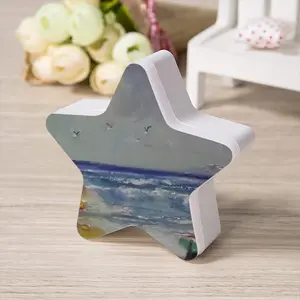 Resting On The Beach Sensor Night Light (Star)