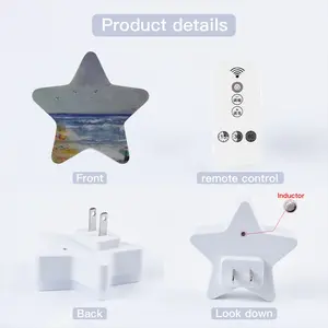 Resting On The Beach Sensor Night Light (Star)