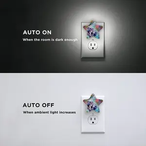 Colours Of The Lake Series Sensor Night Light (Star)