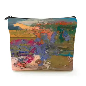 The End Of Dada Linen Cosmetic Bag