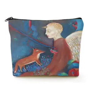 Confrontation Linen Cosmetic Bag