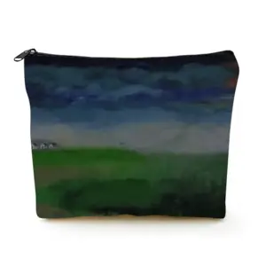 Village In Ireland Near Skellig Michael Linen Cosmetic Bag