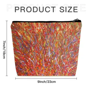 Rejoicing Cells Linen Cosmetic Bag