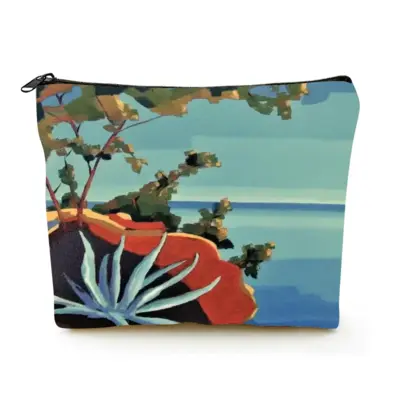 On The French Riviera Near Frejus Linen Cosmetic Bag