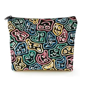 We Are All Different But At The End Of The Day We Play All In The Same Frame Linen Cosmetic Bag