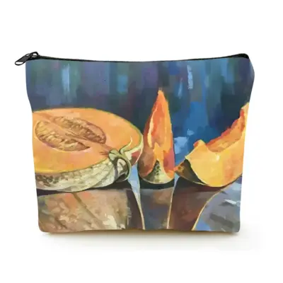 Reflexes Linen Cosmetic Bag