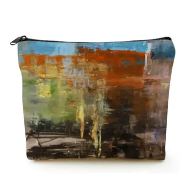 Freedom City Linen Cosmetic Bag