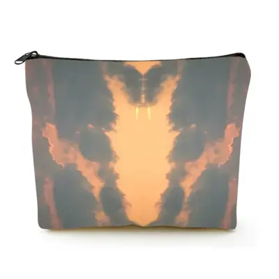 Bermuda Dragon Sunset Linen Cosmetic Bag