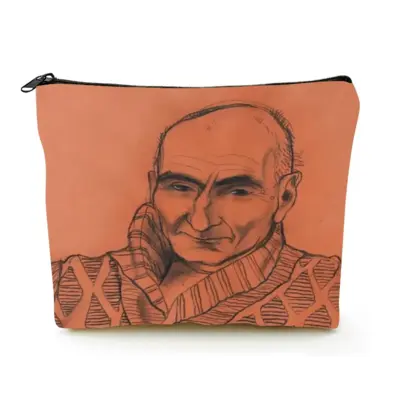 Portrait Of Sergei Linen Cosmetic Bag