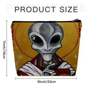 Icon Of Alien Enki Linen Cosmetic Bag