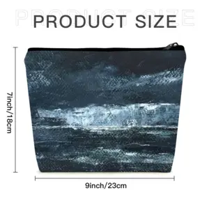 Ebb And Flow Linen Cosmetic Bag