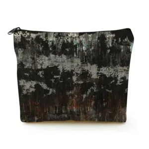 Fractured Views Linen Cosmetic Bag