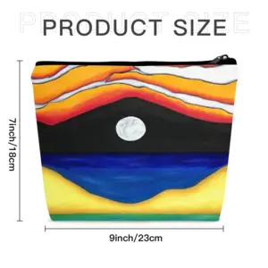 Fish Dream Linen Cosmetic Bag