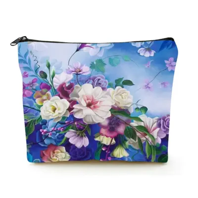 Awakening Linen Cosmetic Bag