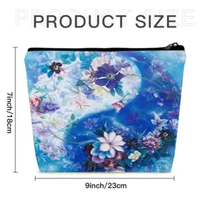 The Energy Of Life Linen Cosmetic Bag