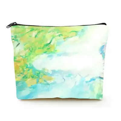 Breath Of Earth Linen Cosmetic Bag