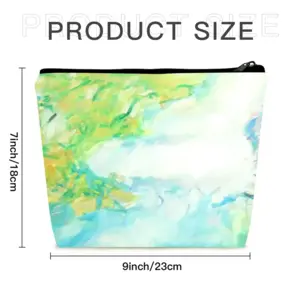 Breath Of Earth Linen Cosmetic Bag