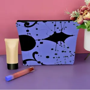 Space 6 Linen Cosmetic Bag