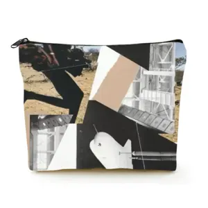 The Road To Space Linen Cosmetic Bag