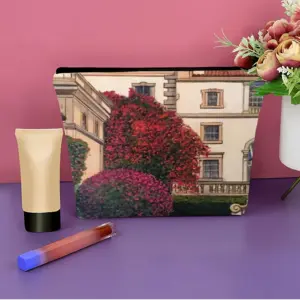 Villa Vizcaya Miami Linen Cosmetic Bag