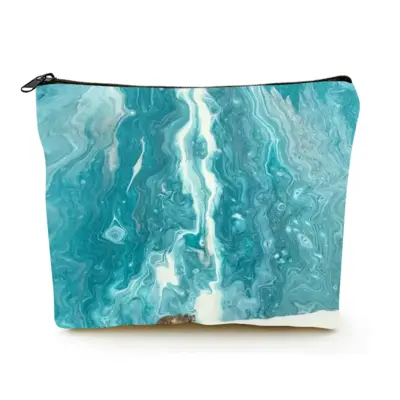 Solitude Linen Cosmetic Bag