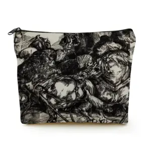 After Gericault Linen Cosmetic Bag