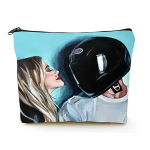 The Helmet Linen Cosmetic Bag