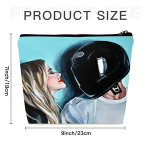 The Helmet Linen Cosmetic Bag