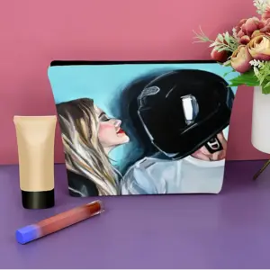 The Helmet Linen Cosmetic Bag