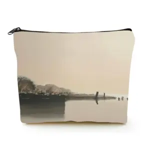 On The Rousty Canal Linen Cosmetic Bag