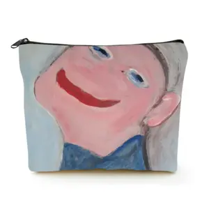 Cheeky Linen Cosmetic Bag