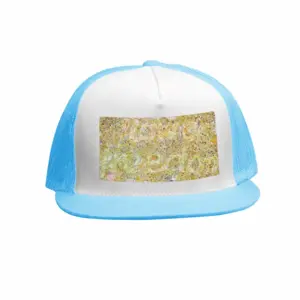 Peace Flowers Freedom Happiness Grid Cap