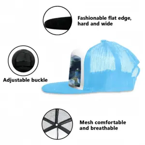 Blue Village Grid Cap