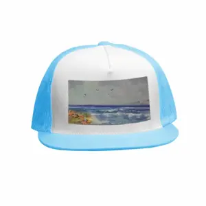 Resting On The Beach Grid Cap