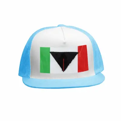 Pubic Flag Italy Grid Cap