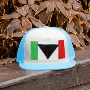 Pubic Flag Italy Grid Cap